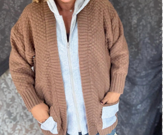 Adora - Hot Chocolate Cardigan