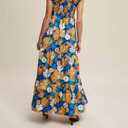 Listicle - Flower Print Maxi Dress