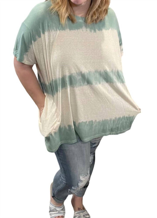 Easel - Relaxed Fit Wave Washed Tunic