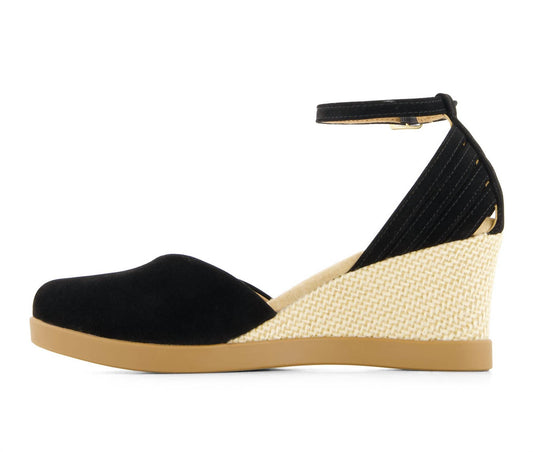 Andrea - Women's Wedge Ankle Strap Espadrilles