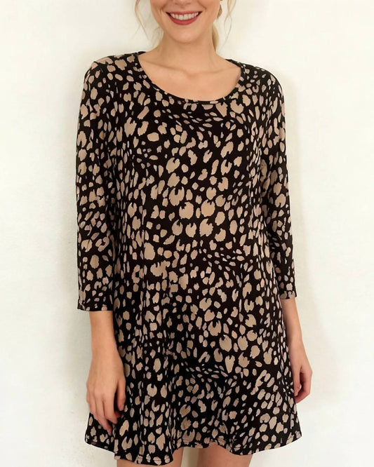 Enmain - Long Sleeve Tunic Dress