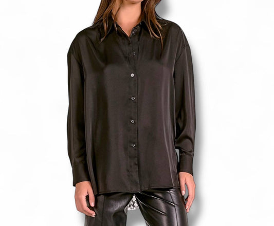 Elan - Button Down Shirt With Lace Back