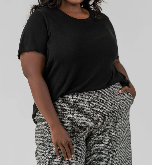 Nic + Zoe - Sweater Short Sleeve Top - Plus