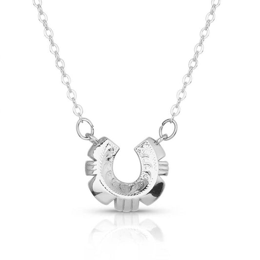 Montana Silversmiths - Women's Western Mosaic Horseshoe Necklace