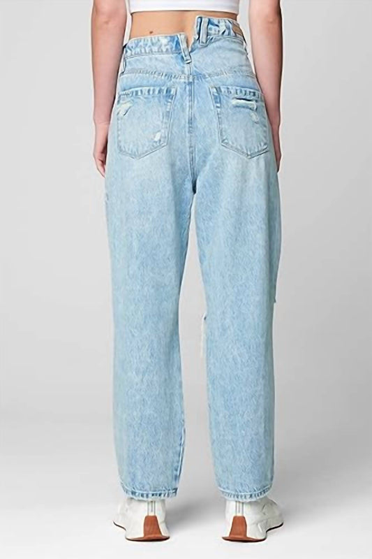 Blanknyc - baxter ribcage straight leg with rip party everyday