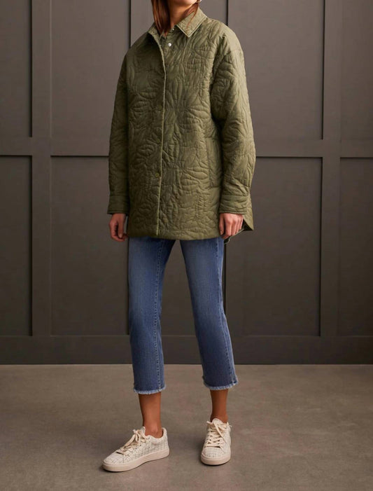 Tribal - Quilted Snap Front Shacket