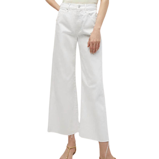 Veronica Beard - Taylor Cropped Wide Leg Jeans
