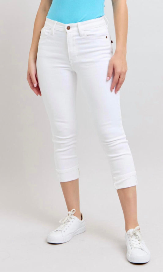 Judy Blue - Capri with Cuff Jeans