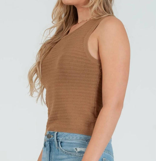 Lucca - Knit Shell Tank Top