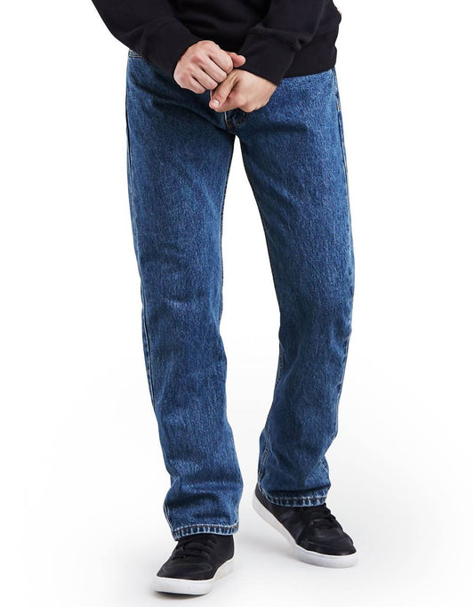 Levi'S - 505 Regular-fit Stonewashed Straight-leg Jean