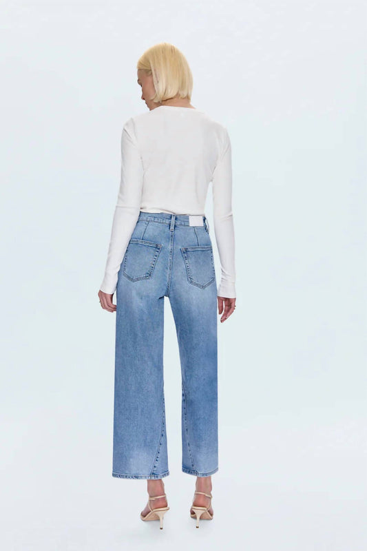 Pistola - Kyra High Rise Bowed Ankle Jeans