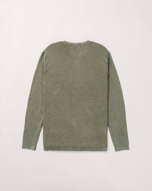 Schott - Men’s Stonewashed Henley Sweater