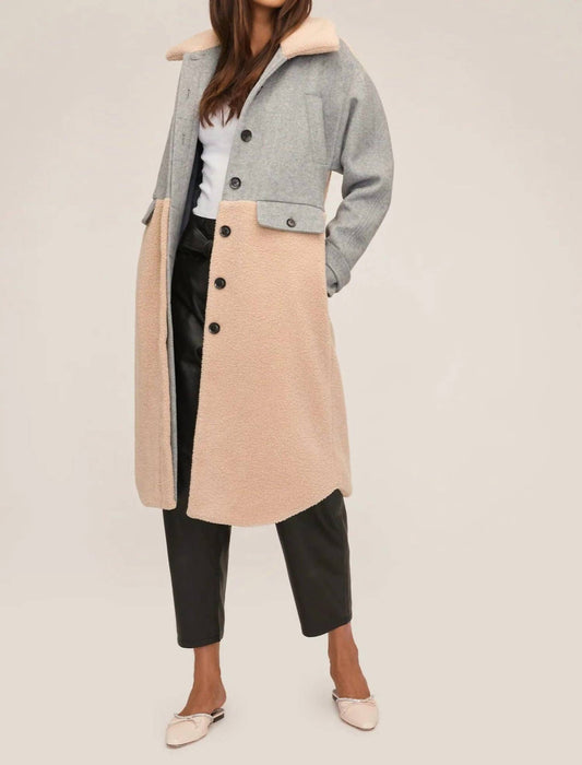 Marissa Webb - Reese Sherpa Wool Coat