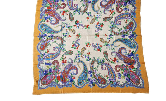 Etro - Women's Paisley & Floral Wool Blend Sheer Shawl Scarf