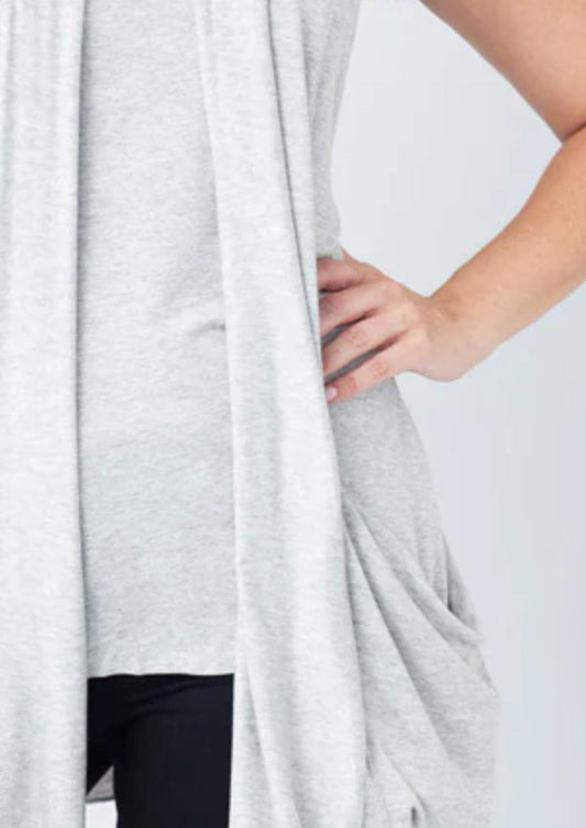 Angel Apparel - Draped Pocket Vest