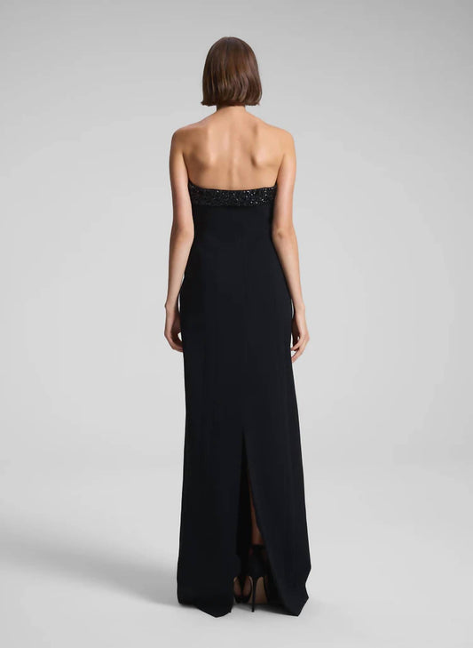 A.L.C. - Elizabeth Strapless Embellished Gown