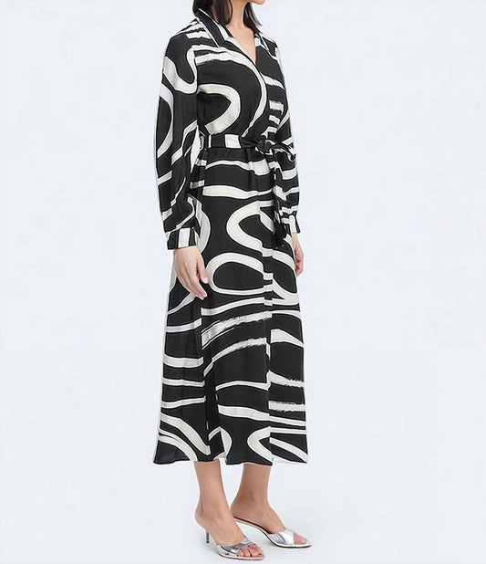 B.Young - Byibine Mix Midi Dress