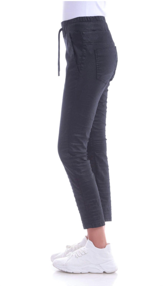 Bianco - Textured Jogger Pants