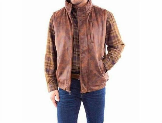 Scully - Mole Skin Vest With Pockets