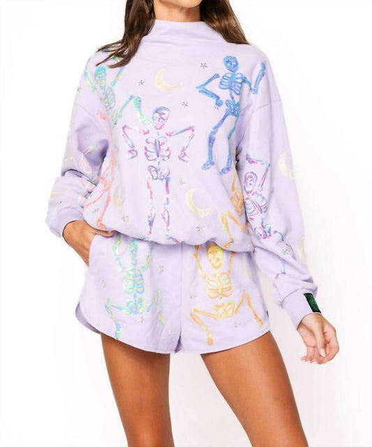 Queen Of Sparkles - Dancing Skeleton Short