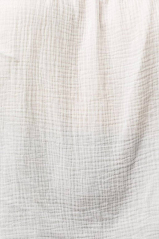 Plus Sleeveless Back Smocking Band Top