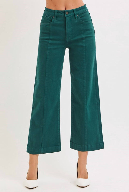 Risen - High Rise Crop Wide Leg Pants