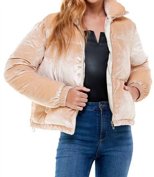Tcec - Velvet Puffer Jacket