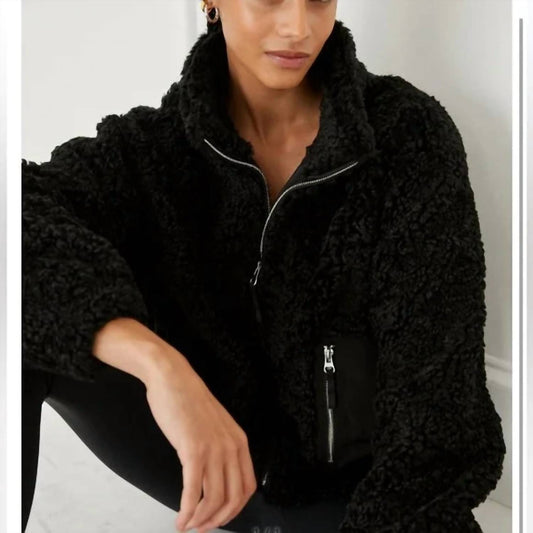 Something Navy - Teddy Patch Pocket Jacket