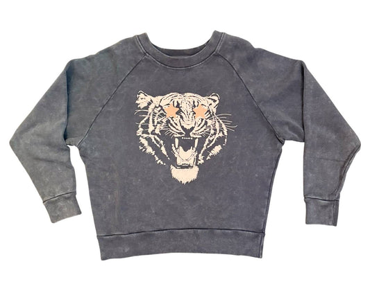 Tiny Whales - Girl's Star Struck Boxy Sweatshirt