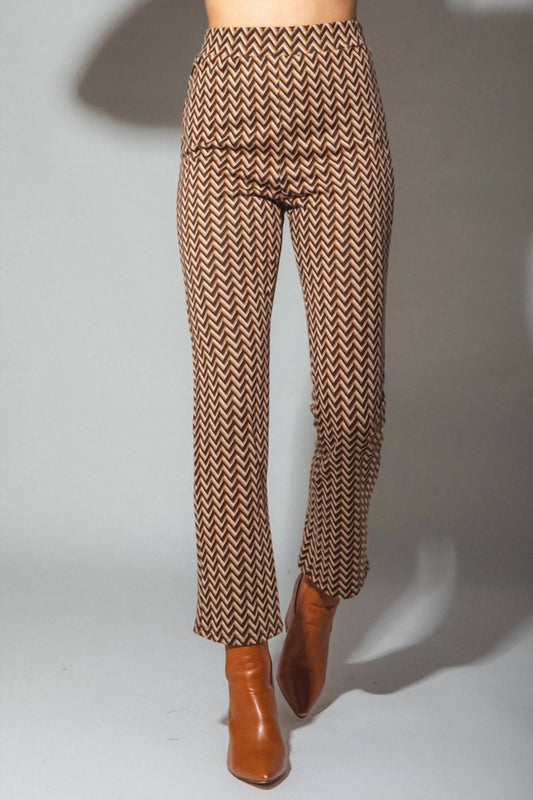 Very J - Printed Leggings Fit Pants
