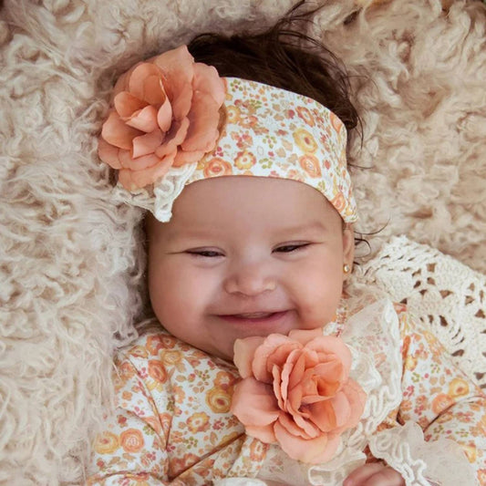 Haute Baby - Baby Girls Cinnamon Sugar Headband