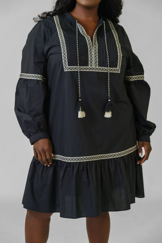 Marie Oliver - Mimi Long Sleeve Mini Dress - Plus