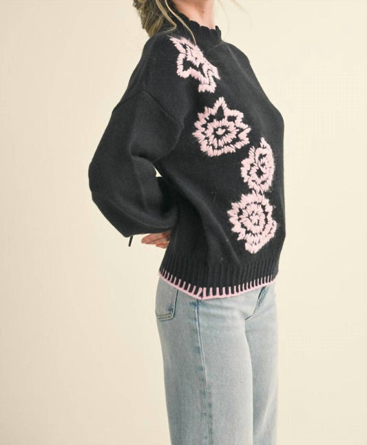 &Merci - Abigail Flower Detail Sweater