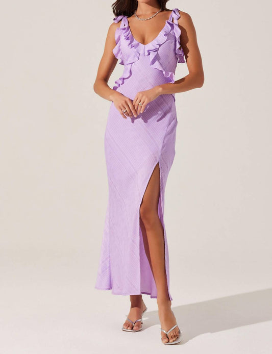 Astr - Women's Sorbae Ruffle Maxi Dress