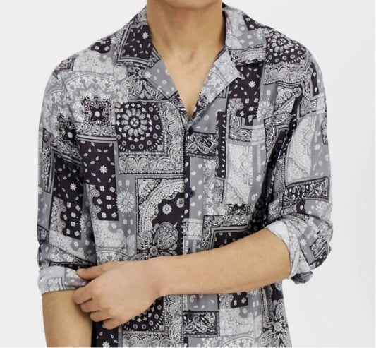 Sun + Stone - Bandana Woven Rayon Shirt