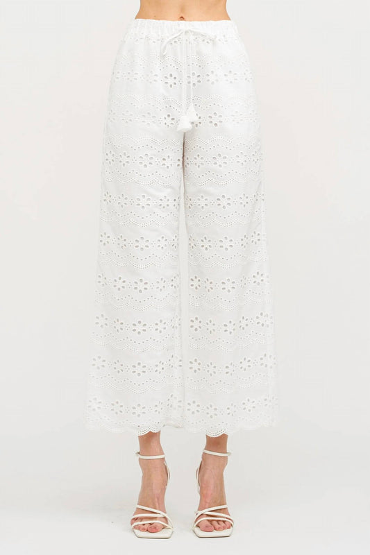 Sofie The Label - MANDY BIARRITZ EMBROIDERED PANTS