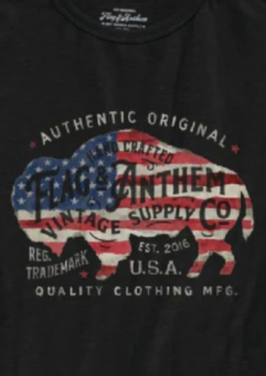 Flags & Anthem - Men's Buffalo Flag Short Sleeve Tee