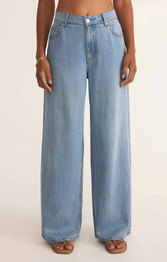 Z Supply - Mia Loose Wide Leg Denim Pants