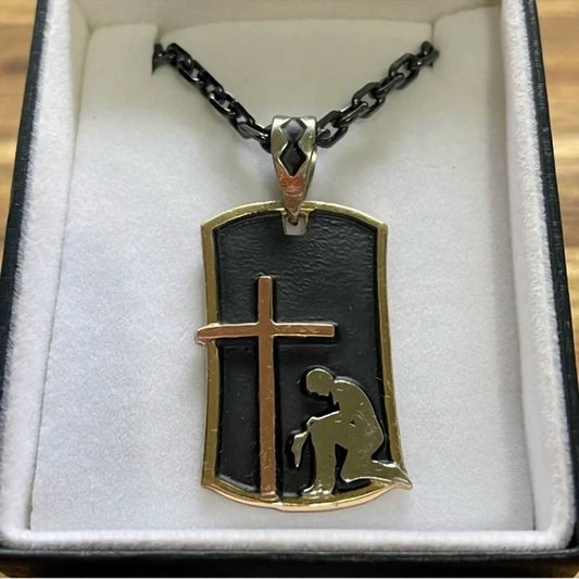 Montana Silversmiths - Men's Christian Faith Freedom Dog Tag Necklace