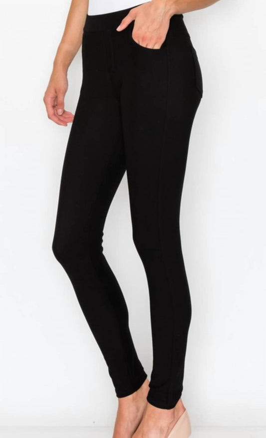 Yelete - Women's Four Pocket Ponte Pants