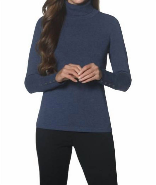 J'Envie/Eli - Cute As A Button Turtleneck Top