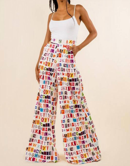Tennessee & Co. - ABC Fun Teacher Palazzo Pants