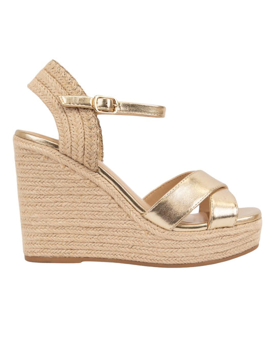 Fortune Dynamic - Women's Cross Strap Espadrille Wedge Heel