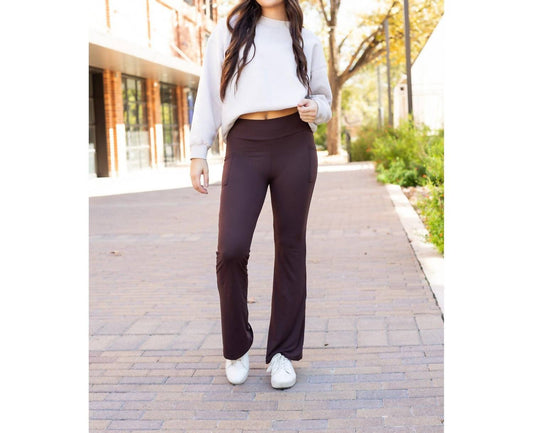 Julia Rose - Rhea Bootcut Leggings With Pockets