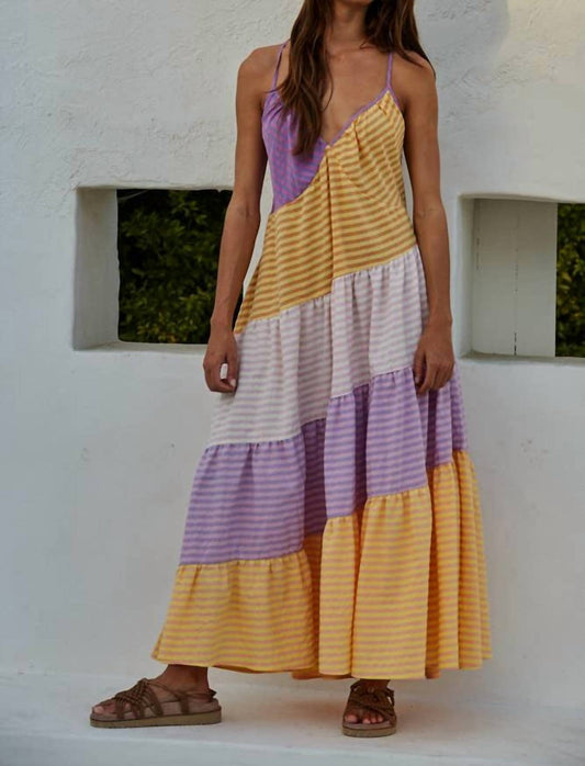 By Together - Striped V-neck Dress