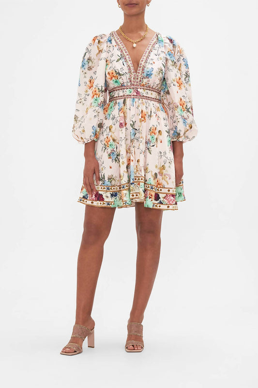 Camilla - Blouson Flared Dress