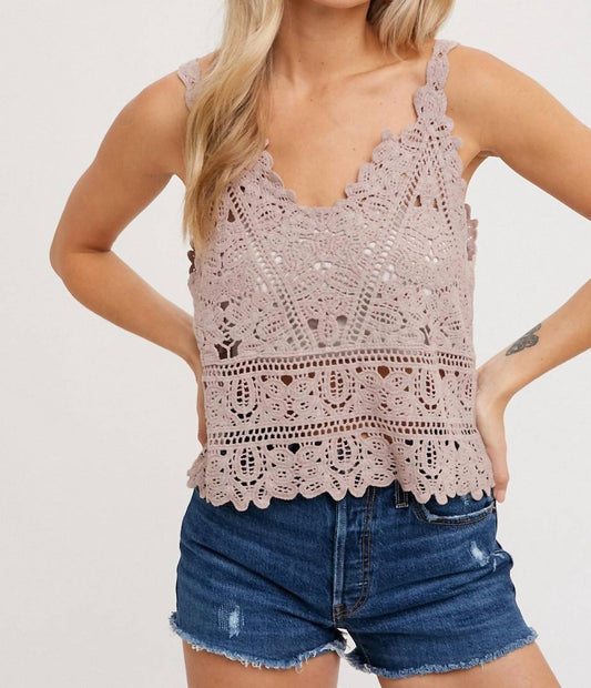 Bluivy - Crochet Cami Top