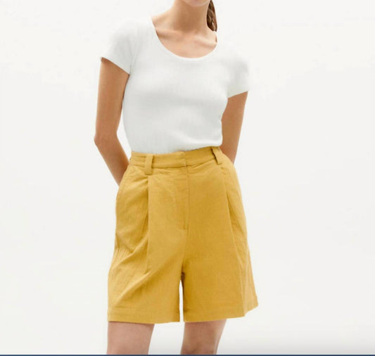 Thinking Mu - Lia Cotton Bermuda Shorts