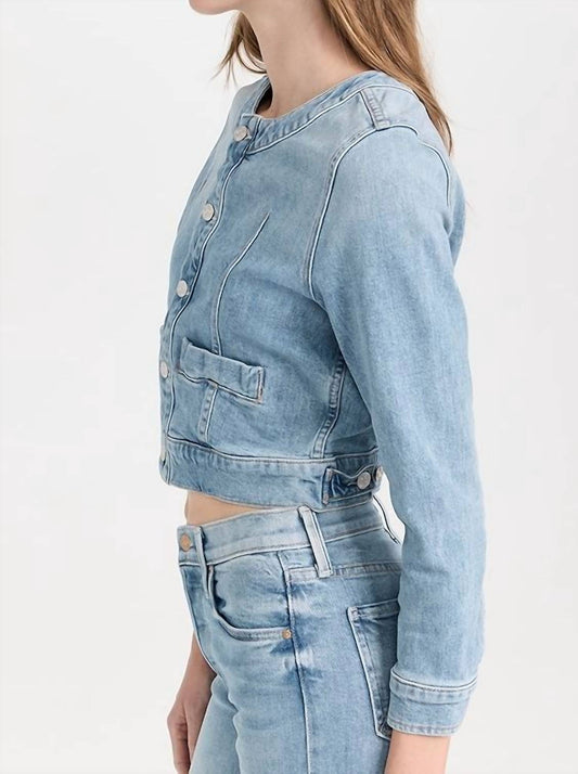 Mother - Picky Cropped Denim Jacket