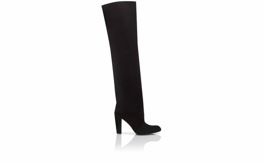Manolo Blahnik - Pre-loved Women Gardahi Suede Knee High Boots